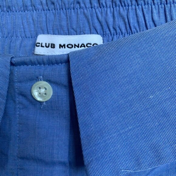 CLUB MONACO COTTON BLUE SHIRT - SIZE M - Picture 3 of 3